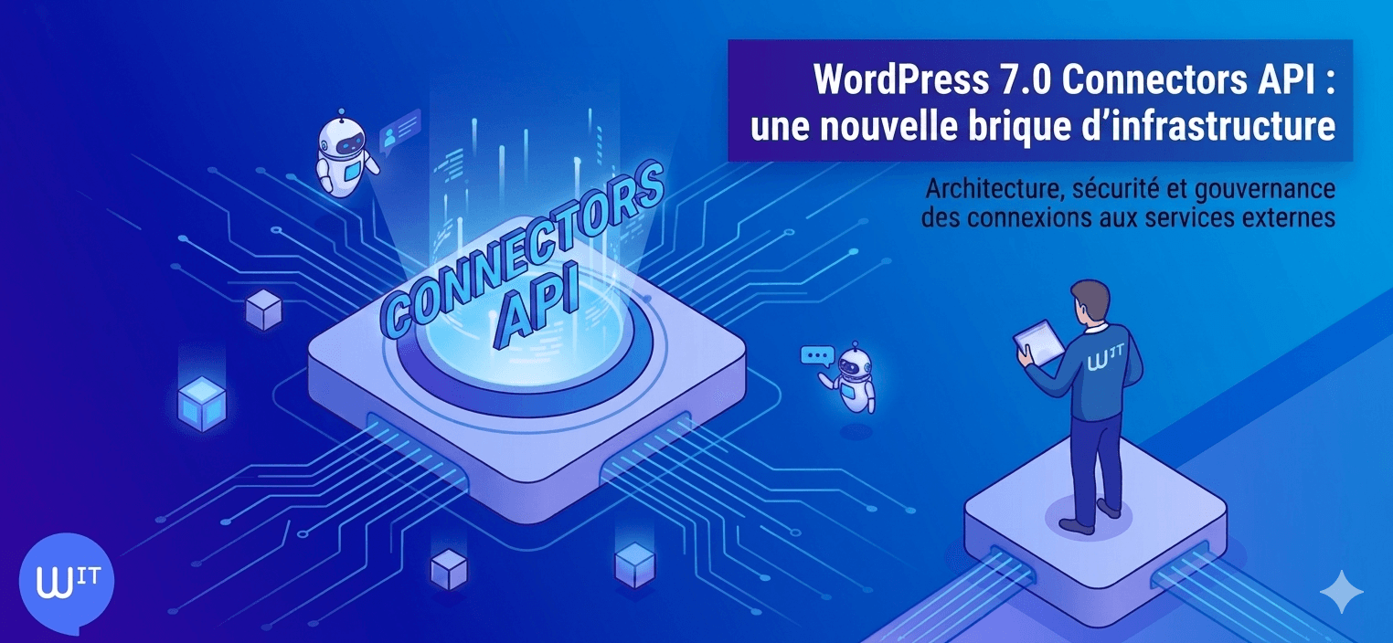 Cover Image for Connectors API WordPress 7.0 : la gestion centralisée des services externes entre dans le core